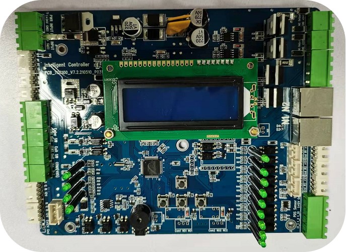 Placa PCB cu poarta batanta mecanica