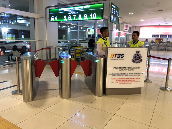 Special Customized Flap Barrier Gates akaiswa muTBS Bus Station (Chiteshi chikuru chebhazi muMalaysia)