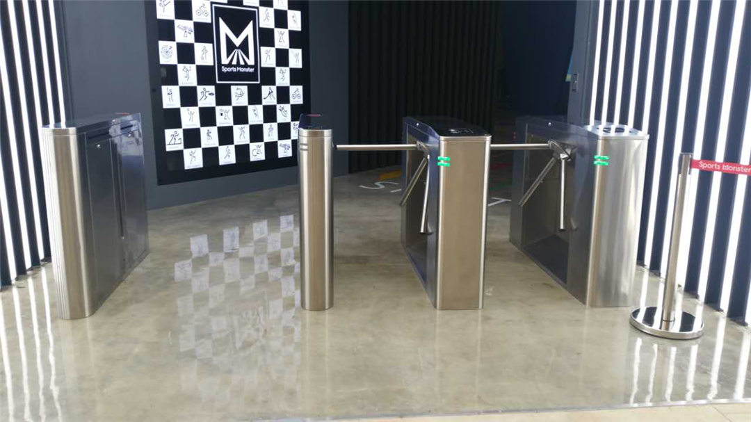 tripod turnstile Installed at the sports club in Korea